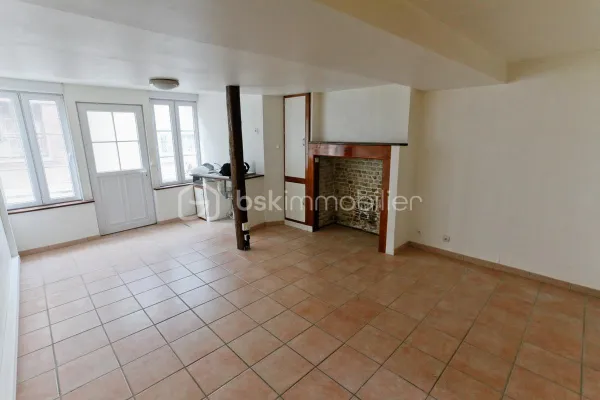 Appartement en rez-de-chaussée, Près du pont Colbert, Dieppe