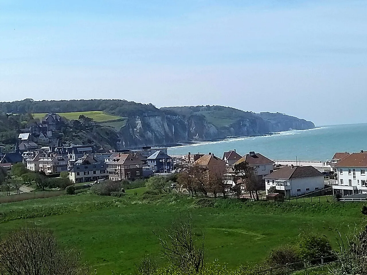 Pourville-sur-Mer, sur la commune d’Hautot-sur-Mer