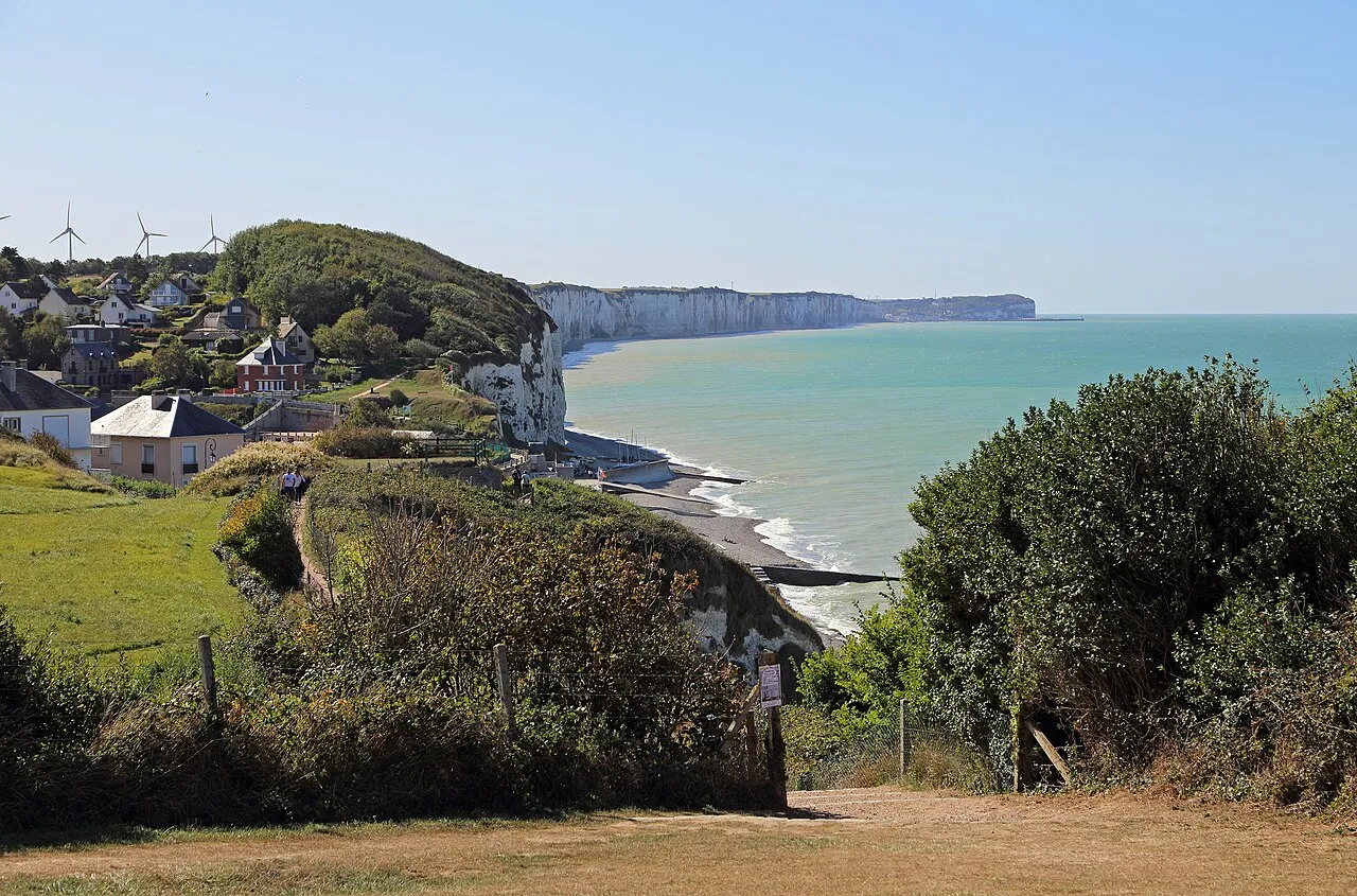 La côte près de Veules-les-Roses